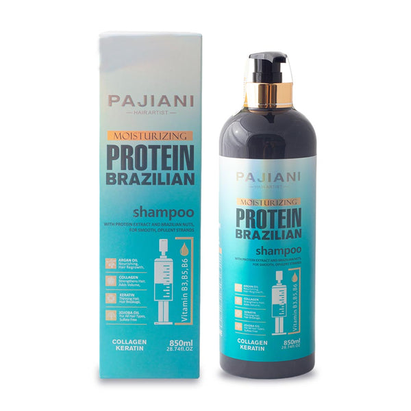 Pajiani Moisturizing Protein Brazilian Shampoo 850ML - Blue