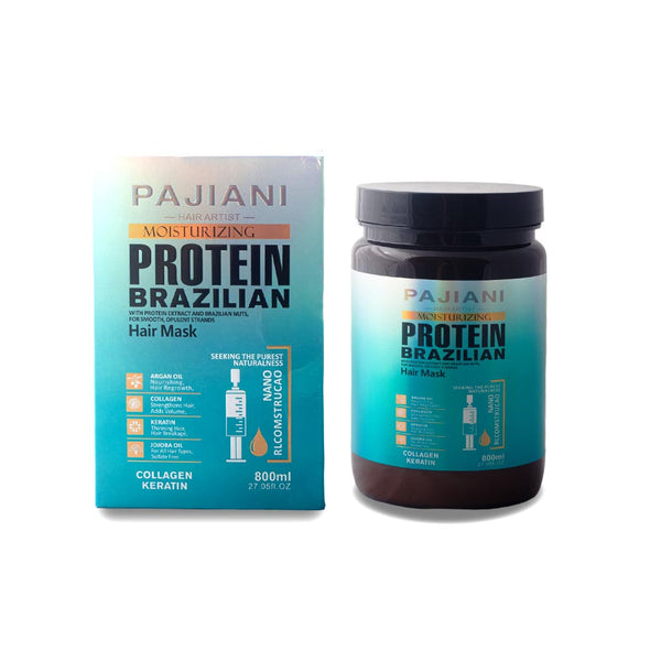 Pajiani Moisturizing Protein Brazilian Hair Mask 800ML (Blue)