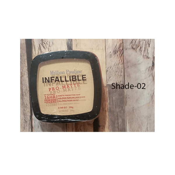 Million Pauline Infallible Pro-Matte Face Powder (Shade-02)