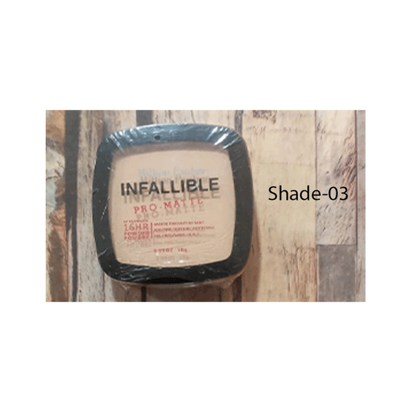 Million Pauline Infallible Pro-Matte Face Powder (Shade-03)