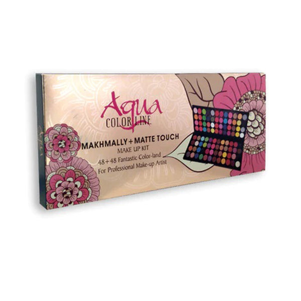 Aqua Color Line  Makhmally + Matte Touch 48 + 48 Fantastic Color Eye Shadow