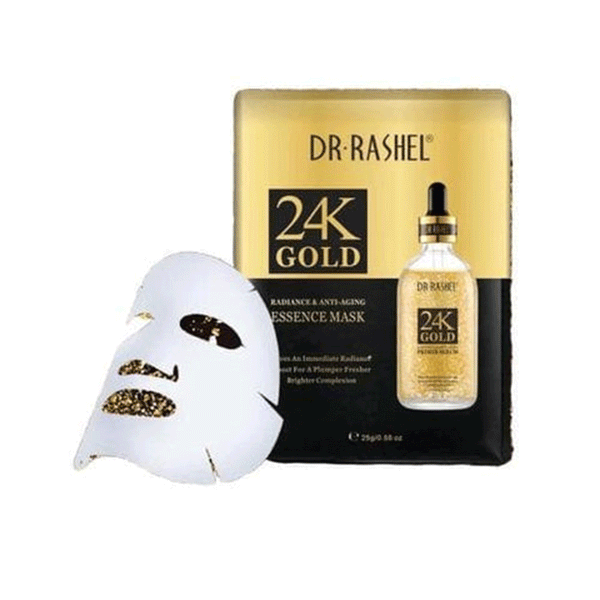 Dr Rashel 24k Gold Radiance & Anti-Aging Essence Mask (Pack Of Five)