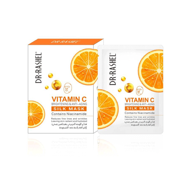 Dr Rashel Vitamin C Brightening & Antiaging Silk Mask (Pack Of Five)