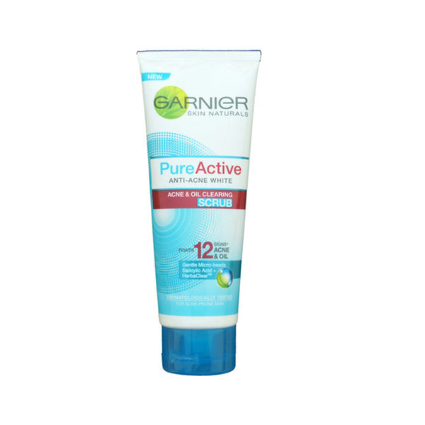 Garnier Pure Active Anti-Acne White Acne & Oil Control Scrub