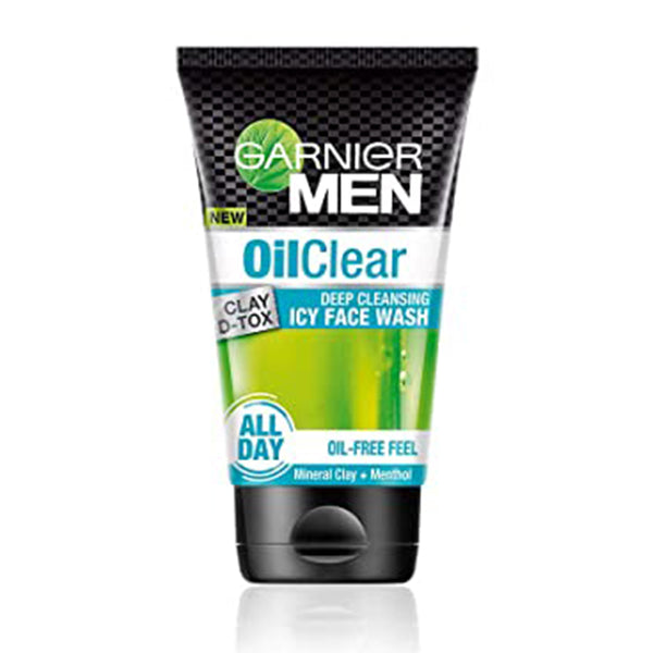 Garnier Men New Oil Clear ICY Face Wash