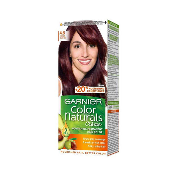 Garnier color Naturals Creme Nourishing Permanent Hair Color (4.6-Intense Dark Red)