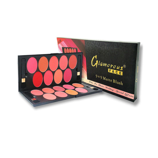 Glamorous Face 9+9 Matte Blush Make-Up Kit