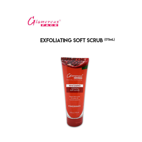 Glamorous Whitening Exfoliating Soft Scrub (Pomegranate)