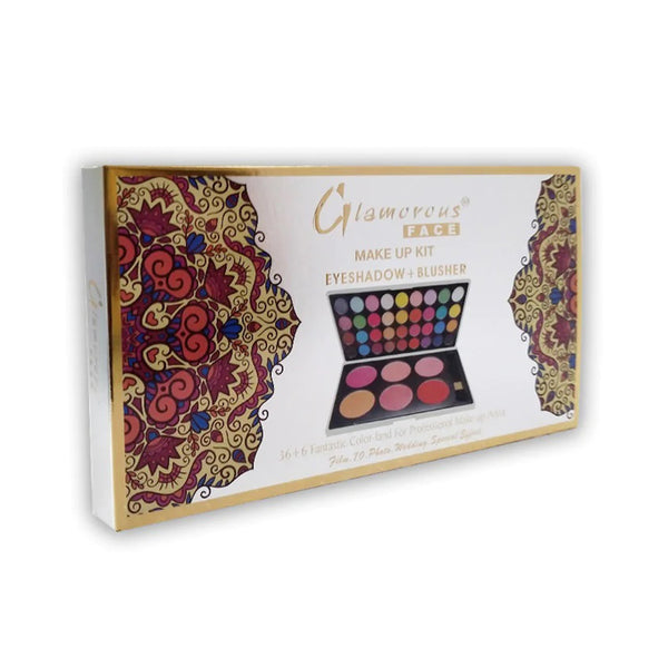Glamorous Face Eye Shadow  Blusher 36+6 Fantastic Color Make-Up Kit