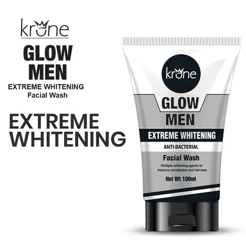 Krane Glow Men Extreme Whitening Facial Wash (Gray)