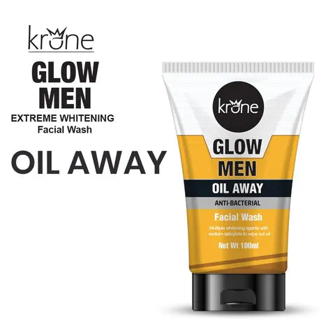 Krane Glow Men Oil Away Facial Wash (Yellow)