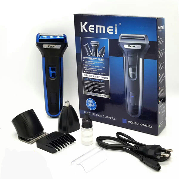 Kemei Professional Men`s 3 in 1 Suit Electric Hair Clippers