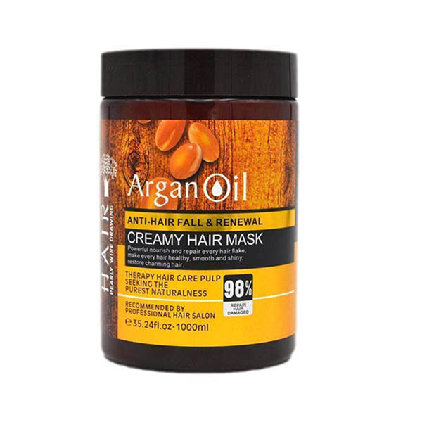 Keratin Argan Oil Anti-Hair Fall & Renewal Creamy Hair Mask 1000 ML