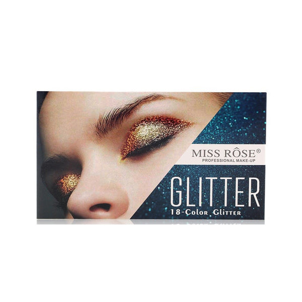 Miss Rose Professional Make-Up Glitter 18 Color Glitter Kit (2)