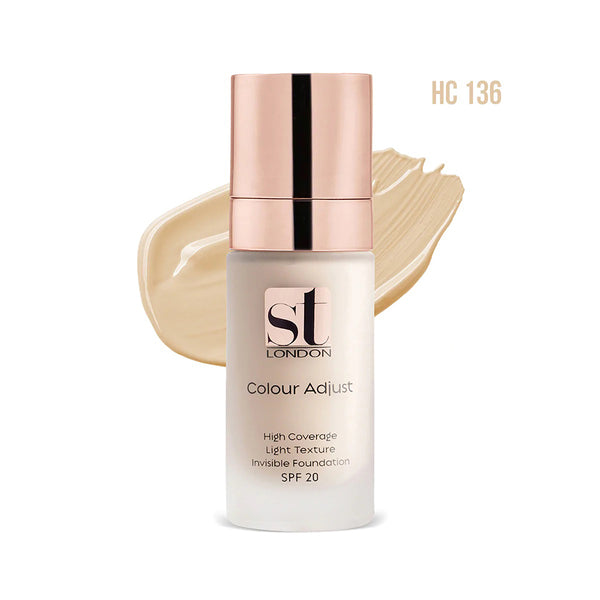 St London Colour Adjust High Coverage Light Texture Invisible Foundation Hc-136