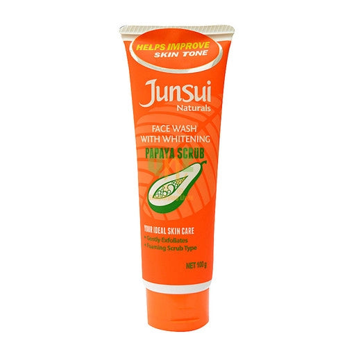 Junsui Face Wash - Papaya Scrub (Orange)