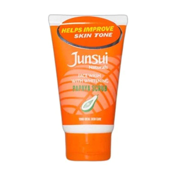 Junsui Junsui Face Wash - Papaya Scrub (Orange) – Nuvari